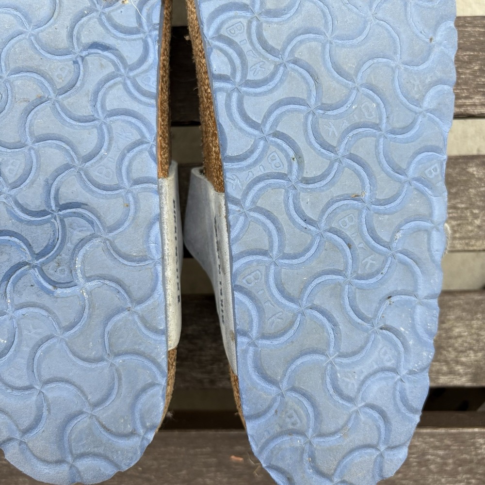BIRKENSTOCK Womens Dusty Blue Gizeh Braided Slide Sandal Thong Size EU 37 / US 6 - Picture 16 of 16